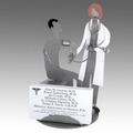 Female Doctor Business Card Holder